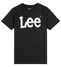 Lee T-shirt - Wobbly Graphic - Black