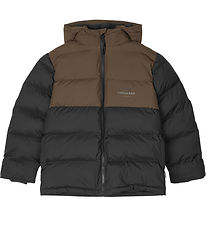 Mads Nørgaard Puffer Jacket - Recycle Junino - Black/Demitasse