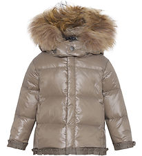 Ver de Terre Daunenjacke m. Pelz - Caramel