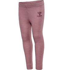 Hummel Leggings - ull - HmlWolly - Twilight Mauve