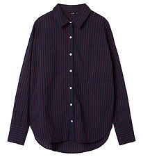 LMTD Shirt - NlfHelle - Navy Blazer/Salsa