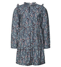 Vero Moda Girl Dress - VmJosie - Grisaille/Lupine AOP