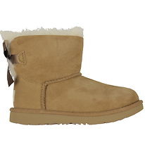 UGG Teddyboots - K Mini Bailey Bow ll -Chestnut