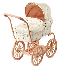 Liewood Doll Stroller - Adaline Doll Pram - Peach/Sea Shell