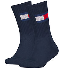 Tommy Hilfiger Sokkar - 2 Pakki - Dökkblátt