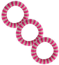 By Stær Hårsnodd - 3-pack - Ea - Rosa/Rosarandig
