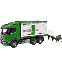 Bruder Vörubíll - Scania Super 560R Nautgripaflutningatæki - 035