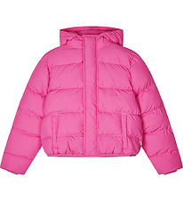 Mads Nørgaard Puffer Jacket - Jojina - Carmine Rose