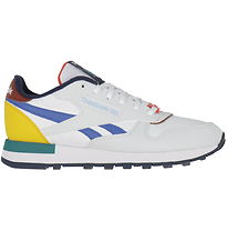 Reebok Shoes - Classic Leather - Running - Moon/Navy/Red