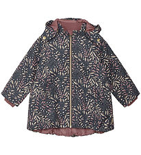 Hust and Claire Winterjacke - HCObina - Ombre Blue m. Print