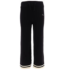 Marni Trousers - Rib - Black w. White