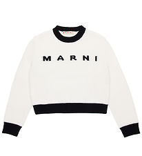 Marni Blouse - Cropped - Wool - Hvd w. Black