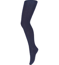 MP Tights - Bamboo/Wool - Rib - Lenox - Navy