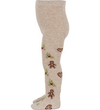 MP Tights - Christmas - Beige Melange