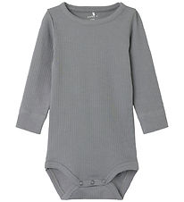 Name It Bodysuit L/æ - Rib - NbmNoe - Mockingbird