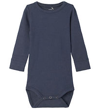 Name It Bodysuit L/æ - Rib - NbmNoe - Vintage Indigo