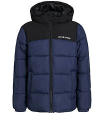 Jack & Jones Steppjacke - JJMoon - Navy Blazer/Blockieren