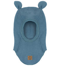 Mikk-Line Balaclava w. Ear - Wool - Single Layer - Flint Stone