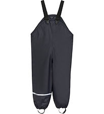 CeLaVi Rain Pants w. Lining/Suspenders - PU Overall - Dark Navy