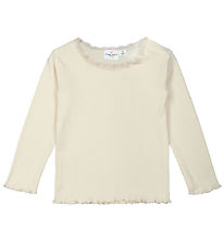 The New Siblings Blouse - Rib - TnsKrista - White Swan