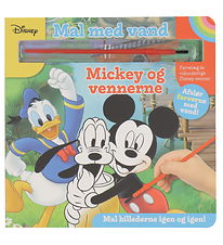 Alvilda Litabók - Mála með vatni - Disney Mickey Og vinir
