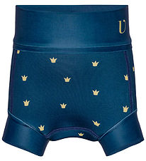 Vanilla Copenhagen Swim Diaper - Neo - Royal Blue Crown