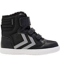 Hummel Kuldastígvél - Stadil Super Poly Mid Tex Jr - Svart/Grey