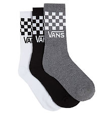 Vans Sokkar - 3 Pakki - Drop V Classic+ Ávísun Crew - Svart/Hvít