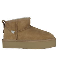 Rosemunde Teddyboots - Wildleder - Mandel