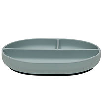OYOY Plate - Enkei Suction - Silicone - Dusty Blue