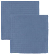 Cam Cam Muslinfiltar - 70x70 cm - 2-pack - Deep Blue