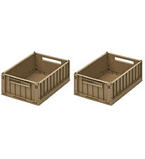 Liewood Foldable Box - 25x18x9,5 cm - Small - 2-Pack - Oats