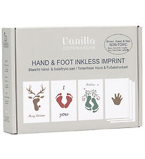Vanilla Copenhagen Hand and Footprint Set - Brown/Green/Red