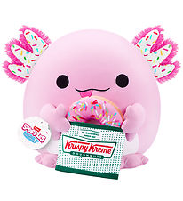 Snackles Soft Toy - 35 cm - Axolotl Abbie w. Krispy Kreme Doughn