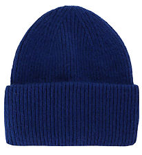 By Stær Beanie - Wool/Polyester - Knitted - Magda - Blue