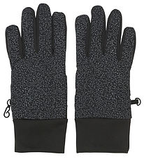Color Kids Gloves - Softshell - Black