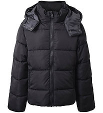 Hound Puffer Jacket - Black
