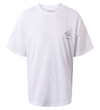 Hound Stuttermabolur - Oversized Tee - White