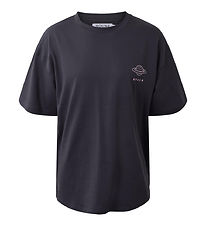 Hound Stuttermabolur - Oversized Tee - Dark Grey