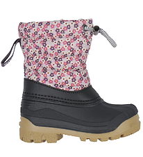 Angulus Thermo Boots w. Wool lining - Flowers Print