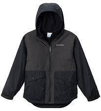 Columbia Rain Jacket w. Fleece - Rainy Trails II - Black