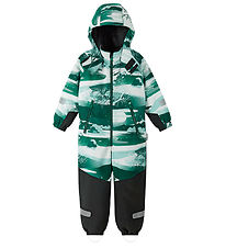 Reima Snowsuit - Kurikka - Deeper Green w. Print