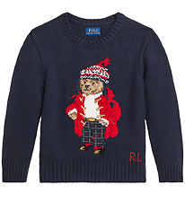 Polo Ralph Lauren Bluse - Strick - Navy m. Rot