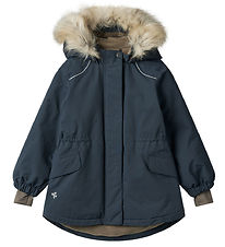 Wheat Winter Coat - Mathilde Tech - Dark Blue