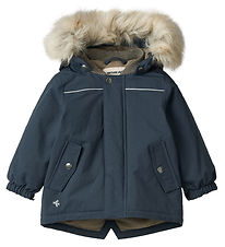 Wheat Winter Coat - Kasper Tech - Dark Blue