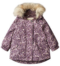 Wheat Winter Coat - Mathilde Tech - Purple Tulips