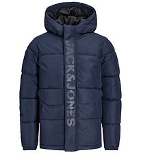 Jack & Jones Vadderad jacka - JCOSpeed - Marinblå Blazer/Tone In