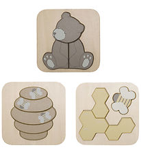 That's Mine Puzzlespiel - 3+4+5 Teile - Baum - Toby - Bear