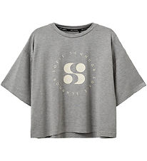 Sofie Schnoor Stuttermabolur - Grey Melange