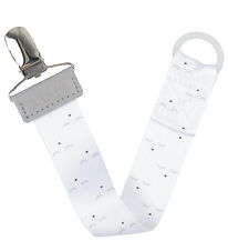 Livly Pacifier Clip - White/Gray